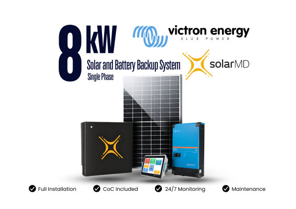 8kW VICTRON Solar and Battery Backup System 8kW Victron SolarMD